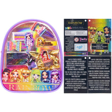 Load image into Gallery viewer, Townley Girl Rainbow High Backpack Cosmetic Makeup Gift Bag Set includes Hair Accessories and Clear PVC Back-pack for Kids Girls, Ages 3+ perfect for Parties, Sleepovers and Makeovers