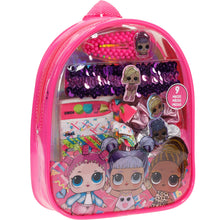 Load image into Gallery viewer, L.O.L Surprise! Townley Girl Backpack Cosmetic Makeup Gift Bag Set includes Hair Accessories and Clear PVC Back-pack for Kids Girls, Ages 3+ perfect for Parties, Sleepovers and Makeovers