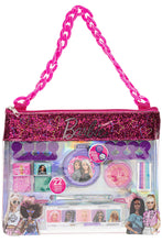 Load image into Gallery viewer, Barbie - Townley Girl- 11 Pcs Makeup Filled Sling Chain Bag with Peel- Off Nail Polish, Eyeshadow, Hair Accessories, Body Glitter & More| Makeup Kit for Kids & Girls| Ages 3