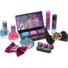 Load image into Gallery viewer, L.O.L Surprise! Townley Girl Backpack Cosmetic Makeup Set with Flip-up Mirror includes Lip Gloss, Nail Polish, Hair Bow & more for Kid Tweens Girls, Ages 3+ perfect for Parties, Sleepovers & Makeovers