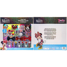Load image into Gallery viewer, Disney Minnie Mouse - Townley Girl Hair Accessories Kit|Gift Set for Kids Girls|Ages 3+ (22 Pcs) Including Hair Bow, Coils, Hair Clips, Hair Pins and More, for Parties, Sleepovers & Makeovers