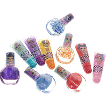 Load image into Gallery viewer, L.O.L. Surprise! Townley Girl 11 Pcs Sparkly Cosmetic Makeup Set for Kids Includes 5 Lip Gloss, 5 Nail Polish & Nail Stickers for Girls Tweens, Ages 3+ Perfect for Parties, Sleepovers and Makeovers