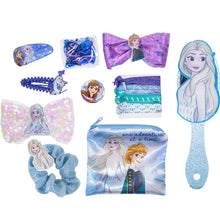 Load image into Gallery viewer, Disney Frozen - Townley Girl Hair Accessories Box|Gift Set for Kids Girls|Ages 3+ (13 Pcs) Including Hair Bow, Hair Brush, Hair Clips and More, for Parties, Sleepovers and Makeovers