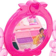 Load image into Gallery viewer, Barbie - Townley Girl Cosmetic Vanity Compact Makeup Set with Light & Built-in Music Includes Lip Gloss, Shimmer, Compact & Brushes for Kids Girls, Ages 3+ perfect for Parties, Sleepovers & Makeovers