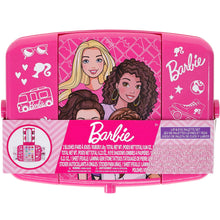 Load image into Gallery viewer, Barbie - Townley Girl Cosmetic Light-up Vanity Makeup Set Includes Lip Gloss, Eye Shadow, Brushes, Nail Polish, Nail Accessories & more! for Girls, Ages 3+ perfect for Parties, Sleepovers & Makeovers