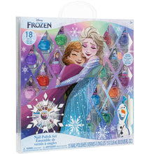 Load image into Gallery viewer, Disney Frozen - Townley Girl Non-Toxic Peel-Off Nail Polish Set with Shimmery and Opaque Colors with Nail Gems for Girls Ages 3+, Perfect for Parties, Sleepovers and Makeovers, 18 Pcs