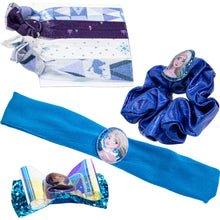 Load image into Gallery viewer, Disney Frozen - Townley Girl Hair Accessories Gift Bag, Ages 3+ with 8 Pieces Including Hair Ties, Scrunchie, Headband and More, for Parties, Sleepovers and Makeovers