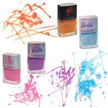 Load image into Gallery viewer, Barbie - Townley Girl 18 Pcs Non-Toxic Peel-Off Quick Dry Nail Polish Kit Makeup Set for Girls, Ages 3+ includes Nail Polish, Nail Gems Wheel & Nail File Perfect for Parties, Sleepovers & Makeovers