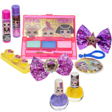 Load image into Gallery viewer, L.O.L Surprise! Townley Girl Makeup Filled Backpack Set with 10 Pieces, Including Lip Gloss, Nail Polish, Nail Stones and Keychain, Ages 5+ for Parties, Sleepovers and Makeovers