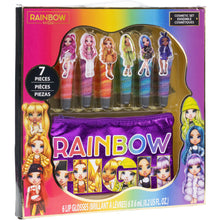 Load image into Gallery viewer, Rainbow High - Townley Girl MGA 7 Pcs Makeup Set with 6 Flavored and Swirled Lip Glosses & Bonus Bag for Girls Ages 6+ Perfect for Parties, Sleepovers and Makeovers
