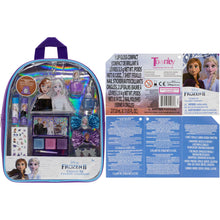 Load image into Gallery viewer, Townley Girl Disney Frozen 2 Backpack Cosmetic Makeup Bag Set Includes Lip Gloss, Nail Polish & Hair Bows and More! for Kids Teen Girls, Ages 3+ Perfect for Parties, Sleepovers and Makeovers