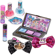 Load image into Gallery viewer, L.O.L Surprise! Townley Girl Backpack Cosmetic Makeup Set with Flip-up Mirror includes Lip Gloss, Nail Polish, Hair Bow & more for Kid Tweens Girls, Ages 3+ perfect for Parties, Sleepovers & Makeovers