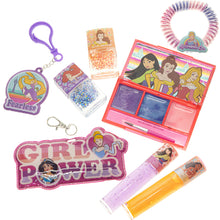 Load image into Gallery viewer, Townley Girl Disney Princess Backpack Cosmetic Makeup Bag Set Includes Lip Gloss, Nail Polish & Hair Coil and More! for Kids Teen Girls, Ages 3+ Perfect for Parties, Sleepovers and Makeovers