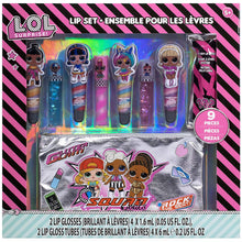 Load image into Gallery viewer, L.O.L Surprise! Townley Girl Makeup Set with 8 Flavored Lip Glosses for Girls with 1 Surprise Lip Gloss Color and Flavor, Ages 5+
