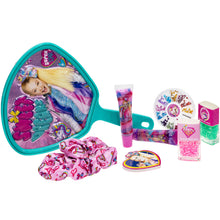 Load image into Gallery viewer, JoJo Siwa - Townley Girl Backpack Cosmetic Activity Set for Girls, Ages 3+ Makeup Hair Salon Kit Including Scrunchie, Mirror, Nail Polish, Lip Gloss and more, for Parties, Sleepovers and Makeovers