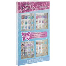 Load image into Gallery viewer, Disney Princess - Townley Girl 48 Pcs Press-On Nails Artificial False Nails Set for girls, kids with Pre-Glue Full Cover Acrylic Nail Tip Kit, Ages 6+ for Parties, Sleepovers and Makeovers