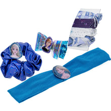 Load image into Gallery viewer, Disney Frozen - Townley Girl Hair Accessories Gift Bag, Ages 3+ with 8 Pieces Including Hair Ties, Scrunchie, Headband and More, for Parties, Sleepovers and Makeovers