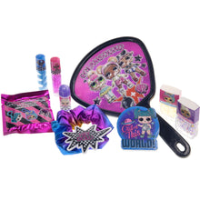 Load image into Gallery viewer, L.O.L Surprise! Townley Girl backpack Cosmetic makeup Set 10 Pieces, Including Lip Gloss, Nail Polish, Scrunchy, Mirror and Surprise Keychain, Ages 5+ Perfect for Parties, Sleepovers and Makeovers