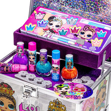Load image into Gallery viewer, L.O.L Surprise! Townley Girl Train Case Cosmetic Makeup Set Includes Lip Gloss, Eye Shimmer, Nail Polish, & More! for Kids Girls, Ages 5+ Perfect for Parties, Sleepovers & Makeovers