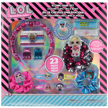 Load image into Gallery viewer, L.O.L Surprise! Townley Girl Hair Accessories Box|Gift Set for Kids Girls|Ages 3+ (23 Pcs) Including Hair Tie, Headband, Hair Clips, Scrunchie and More, for Parties, Sleepovers and Makeovers