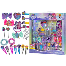 Load image into Gallery viewer, My Little Pony - Townley Girl Hair Accessories Kit|Gift Set for Kids Girls|Ages 3+ (22 Pcs) Including Hair Bow, Coils, Hair Clips, Hair Pins and More, for Parties, Sleepovers & Makeovers