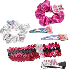 Load image into Gallery viewer, L.O.L Surprise! Townley Girl Backpack Cosmetic Makeup Gift Bag Set Includes Hair Accessories and Clear PVC Back-Pack for Kids Girls, Ages 3+ Perfect for Parties, Sleepovers and Makeovers