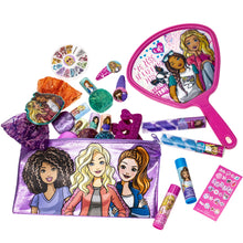 Load image into Gallery viewer, Barbie – Townley Girl Mega Cosmetic Set. Includes Lip, Nail, Hair & Face Makeup with Bag and Mirror for Girls, Ages 3+ Perfect for Parties, Sleepovers and Makeovers