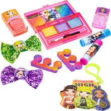 Load image into Gallery viewer, Rainbow High - Townley Girl Cosmetic Makeup Gift Bag Set includes Lip Gloss, Nail Polish & Hair Accessories for Kids Girls, Ages 3+ perfect for Parties, Sleepovers and Makeovers