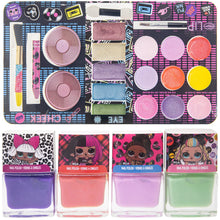 Load image into Gallery viewer, L.O.L Surprise! Townley Girl Train Case Cosmetic Makeup Set Includes Lip Gloss, Eye Shimmer, Nail Polish, Hair Accessories & More! for Kids Girls, Ages 3+ Perfect for Parties, Sleepovers & Makeovers