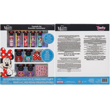 Load image into Gallery viewer, Townley Girl Disney Minnie Mouse Sparkly Cosmetic Makeup Set for Girls with Lip Balm Nail Polish Nail Stickers -35 Pcs|Perfect for Parties Sleepovers Makeovers|Birthday Gift for Girls above 3 Yrs