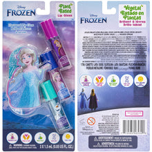 Load image into Gallery viewer, Disney Frozen – Townley Girl Plant Based 3 Pcs Flavoured Lip Gloss with Tin Makeup Set for Kids and Girls, Ages 3+, Perfect for Parties, Sleepovers & Makeovers