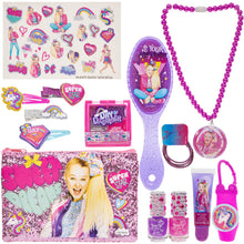 Load image into Gallery viewer, JoJo Siwa - Townley Girl Cosmetic Makeup Gift Box Set includes Lip Gloss, Nail Polish, Hair Accessories and more! for Kids Teen Girls, Ages 3+ perfect for Parties, Sleepovers and Makeovers