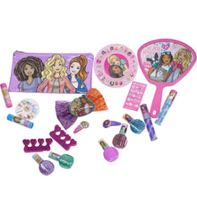 Load image into Gallery viewer, Barbie – Townley Girl Mega Cosmetic Set. Includes Lip, Nail, Hair & Face Makeup with Bag and Mirror for Girls, Ages 3+ Perfect for Parties, Sleepovers and Makeovers
