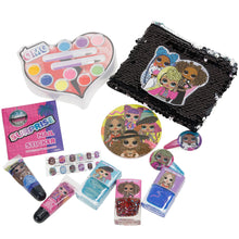 Load image into Gallery viewer, L.O.L Surprise! Townley Girl Cosmetic Activity Box Set for Girls, Ages 3+ Makeup Salon Toy Kit Including Brush, Snap Clips, Nail File, Nail Polish, Lip Gloss and more, for Parties, Sleepovers and Makeovers