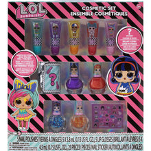 Load image into Gallery viewer, L.O.L Surprise! Townley Girl 11 Pcs Sparkly Cosmetic Makeup Set for Kids Includes 5 Lip Gloss, 5 Nail Polish & Nail Stickers for Girls Tweens, Ages 3+ Perfect for Parties, Sleepovers and Makeovers