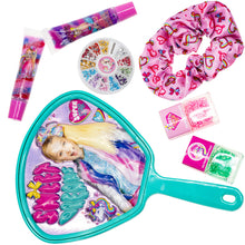 Load image into Gallery viewer, JoJo Siwa - Townley Girl Backpack Cosmetic Activity Set for Girls, Ages 3+ Makeup Hair Salon Kit Including Scrunchie, Mirror, Nail Polish, Lip Gloss and more, for Parties, Sleepovers and Makeovers