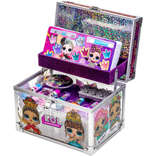 Load image into Gallery viewer, L.O.L Surprise! Townley Girl Train Case Cosmetic Makeup Set Includes Lip Gloss, Eye Shimmer, Nail Polish, & More! for Kids Girls, Ages 5+ Perfect for Parties, Sleepovers & Makeovers