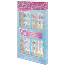 Load image into Gallery viewer, Disney Princess - Townley Girl 48 Pcs Press-On Nails Artificial False Nails Set for girls, kids with Pre-Glue Full Cover Acrylic Nail Tip Kit, Ages 6+ for Parties, Sleepovers and Makeovers