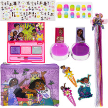 Load image into Gallery viewer, Disney Encanto – Townley Girl Glow in the Dark Cosmetic Make-up Set Includes Nails, Hair & Face Kit with Bag for Girls, Ages 3+ Perfect for Parties, Sleepovers and Makeovers