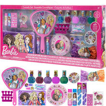 Load image into Gallery viewer, Barbie – Townley Girl Mega Cosmetic Set. Includes Lip, Nail, Hair & Face Makeup with Bag and Mirror for Girls, Ages 3+ Perfect for Parties, Sleepovers and Makeovers