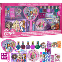 Load image into Gallery viewer, Barbie – Townley Girl Mega Cosmetic Set. Includes Lip, Nail, Hair & Face Makeup with Bag and Mirror for Girls, Ages 3+ Perfect for Parties, Sleepovers and Makeovers