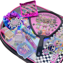 Load image into Gallery viewer, L.O.L Surprise! Townley Girl backpack Cosmetic makeup Set 10 Pieces, Including Lip Gloss, Nail Polish, Scrunchy, Mirror and Surprise Keychain, Ages 5+ Perfect for Parties, Sleepovers and Makeovers