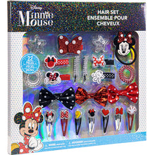 Load image into Gallery viewer, Disney Minnie Mouse - Townley Girl Hair Accessories Kit|Gift Set for Kids Girls|Ages 3+ (22 Pcs) Including Hair Bow, Coils, Hair Clips, Hair Pins and More, for Parties, Sleepovers & Makeovers