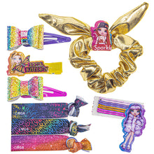 Load image into Gallery viewer, Townley Girl Rainbow High Backpack Cosmetic Makeup Gift Bag Set includes Hair Accessories and Clear PVC Back-pack for Kids Girls, Ages 3+ perfect for Parties, Sleepovers and Makeovers