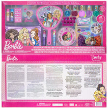 Load image into Gallery viewer, Barbie – Townley Girl Mega Cosmetic Set. Includes Lip, Nail, Hair & Face Makeup with Bag and Mirror for Girls, Ages 3+ Perfect for Parties, Sleepovers and Makeovers