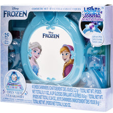 Load image into Gallery viewer, Disney Princess - Townley Girl Cosmetic Vanity Compact Makeup Set with Light & Built-in Music Includes Lip Gloss, Shimmer & Brushes for Kids Girls, Ages 3+ Perfect for Parties, Sleepovers & Makeovers