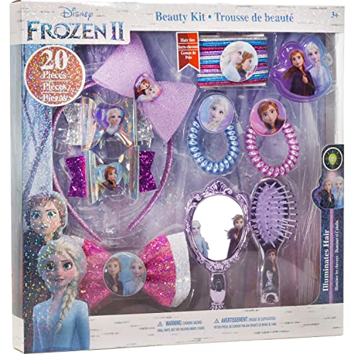 Coffret Accessoires Cheveux Frozen Pour Fille – Barettes, Peigne, Nœud – Bleu – NEUF (sans Boîte)