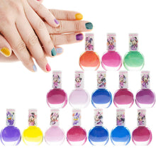 Load image into Gallery viewer, Townley Girl-Disney Minnie Mouse|The Top Nail Saloon for Kids|Non toxic,Glittery,Opaque,Water Based,Quick Dry,PeelOff NailPolish Kit|Perfect for Gifts,Party,Sleepover&amp;Makeover|15 Amazing Shades|Age 3+
