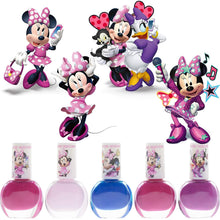 Load image into Gallery viewer, Townley Girl-Disney Minnie Mouse|The Top Nail Saloon for Kids|Non toxic,Glittery,Opaque,Water Based,Quick Dry,PeelOff NailPolish Kit|Perfect for Gifts,Party,Sleepover&amp;Makeover|15 Amazing Shades|Age 3+
