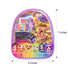 Load image into Gallery viewer, Townley Girl Rainbow High Backpack Cosmetic Makeup Gift Bag Set includes Hair Accessories and Clear PVC Back-pack for Kids Girls, Ages 3+ perfect for Parties, Sleepovers and Makeovers
